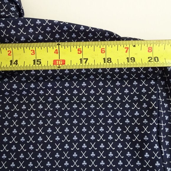 Ralph Lauren RLX Polo Shirt Men Size  XXL Blue Golf Club Print Moisture-Wicking - Picture 12 of 14